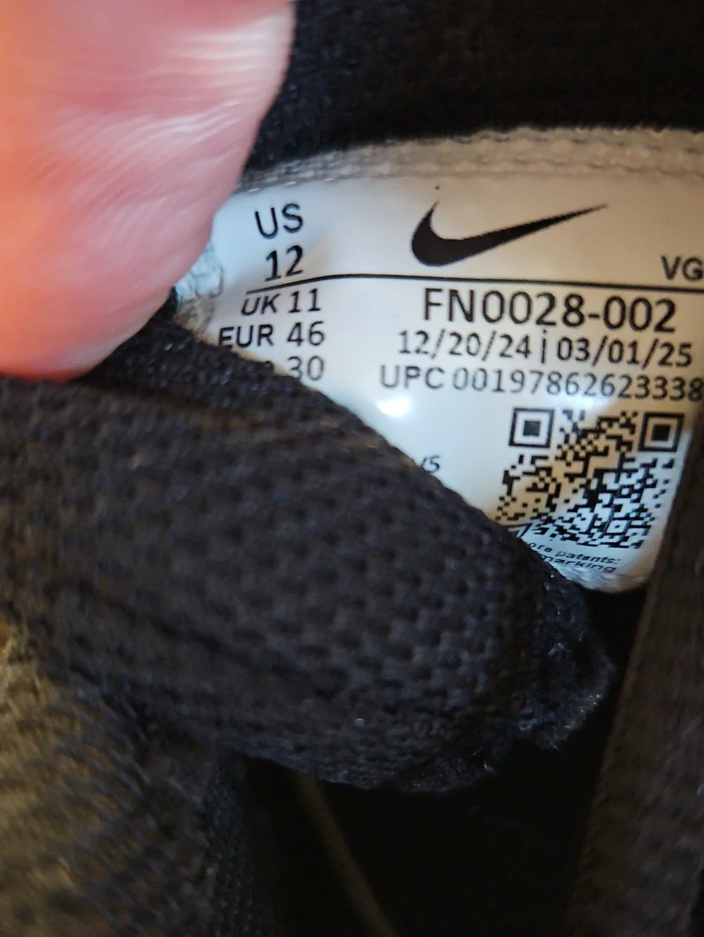 Nike Alpha Black Football Cleats